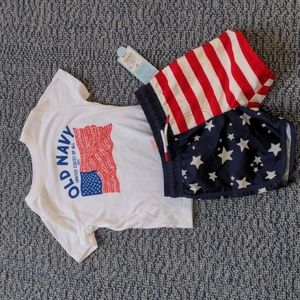 2T 4th of July Patriotic Swim Outfit